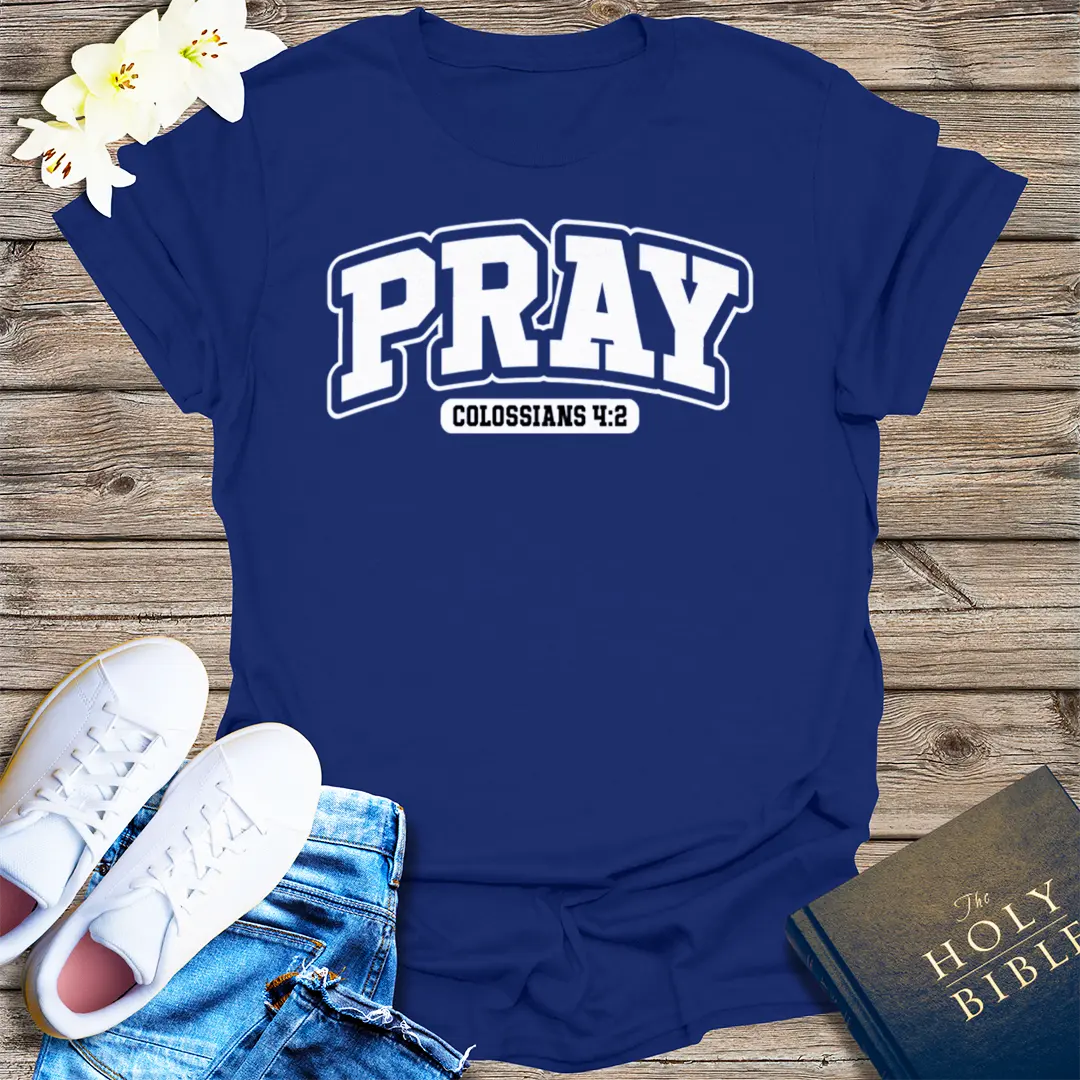 Devote Yourself to Prayer T-Shirt - Navy