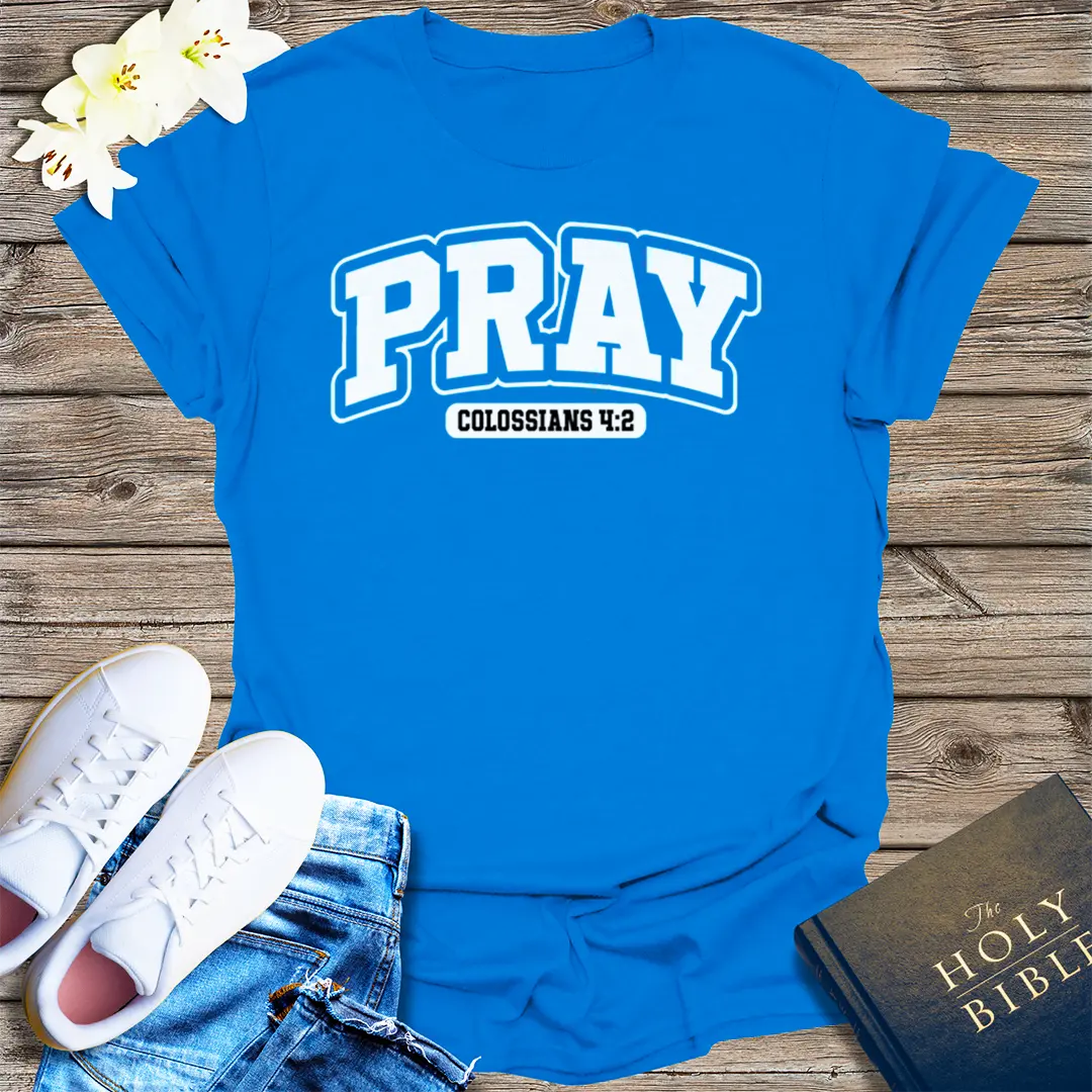 Devote Yourself to Prayer T-Shirt - Royal