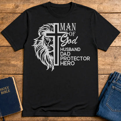 Man Of God T-Shirt - Black