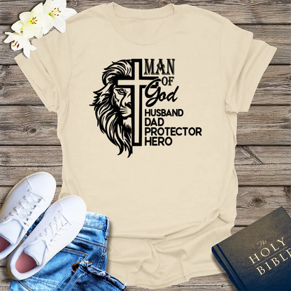 Fueled by Christ and Coffee T-Shirt - Natural