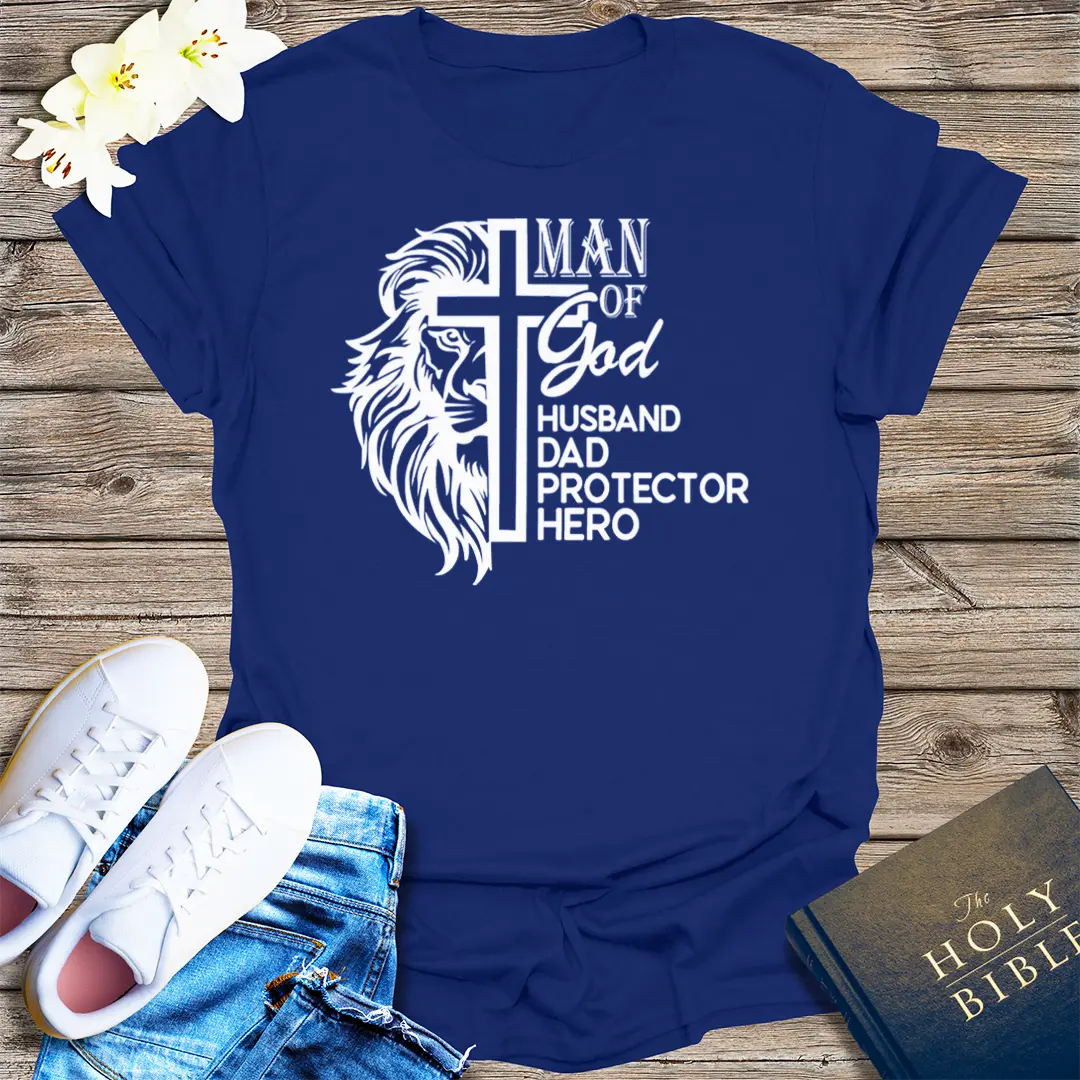 Fueled by Christ and Coffee T-Shirt - Navy