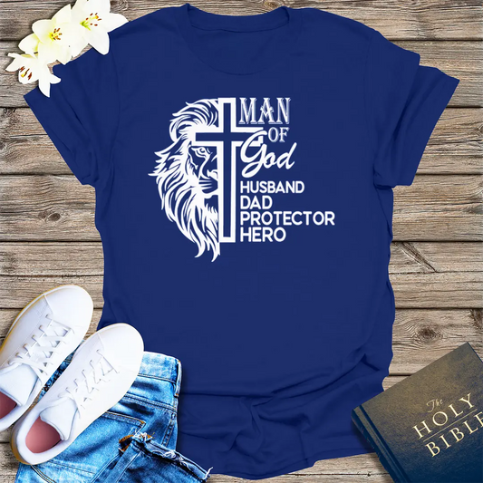 Fueled by Christ and Coffee T-Shirt - Navy