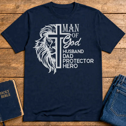 Man Of God T-Shirt - Navy