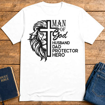 Man Of God T-Shirt - White