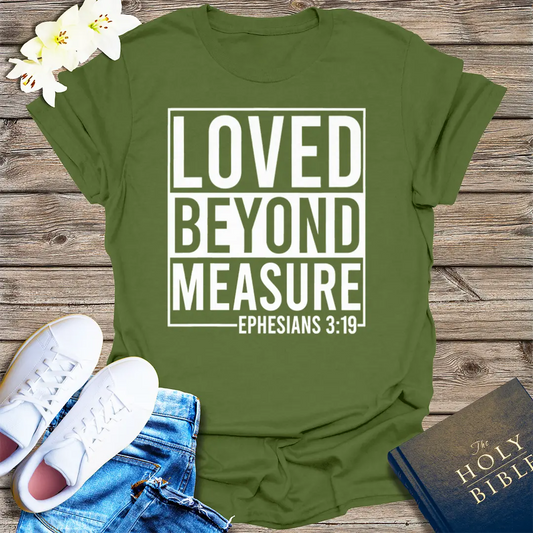 Powered by Prayer T-Shirt - Military Green