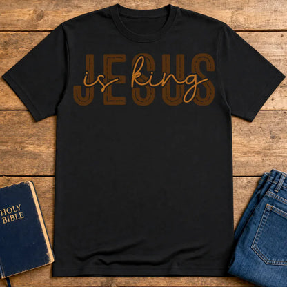 Jesus Is King T-Shirt - Black
