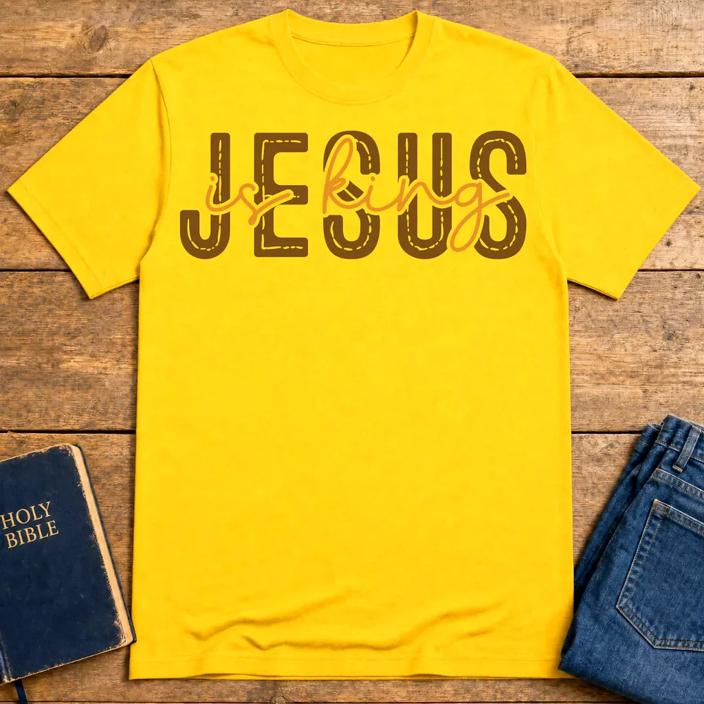 Jesus Is King T-Shirt - Daisy