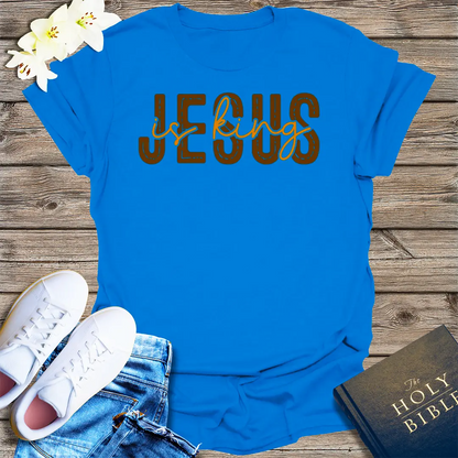 Jesus Is King T-Shirt - Royal