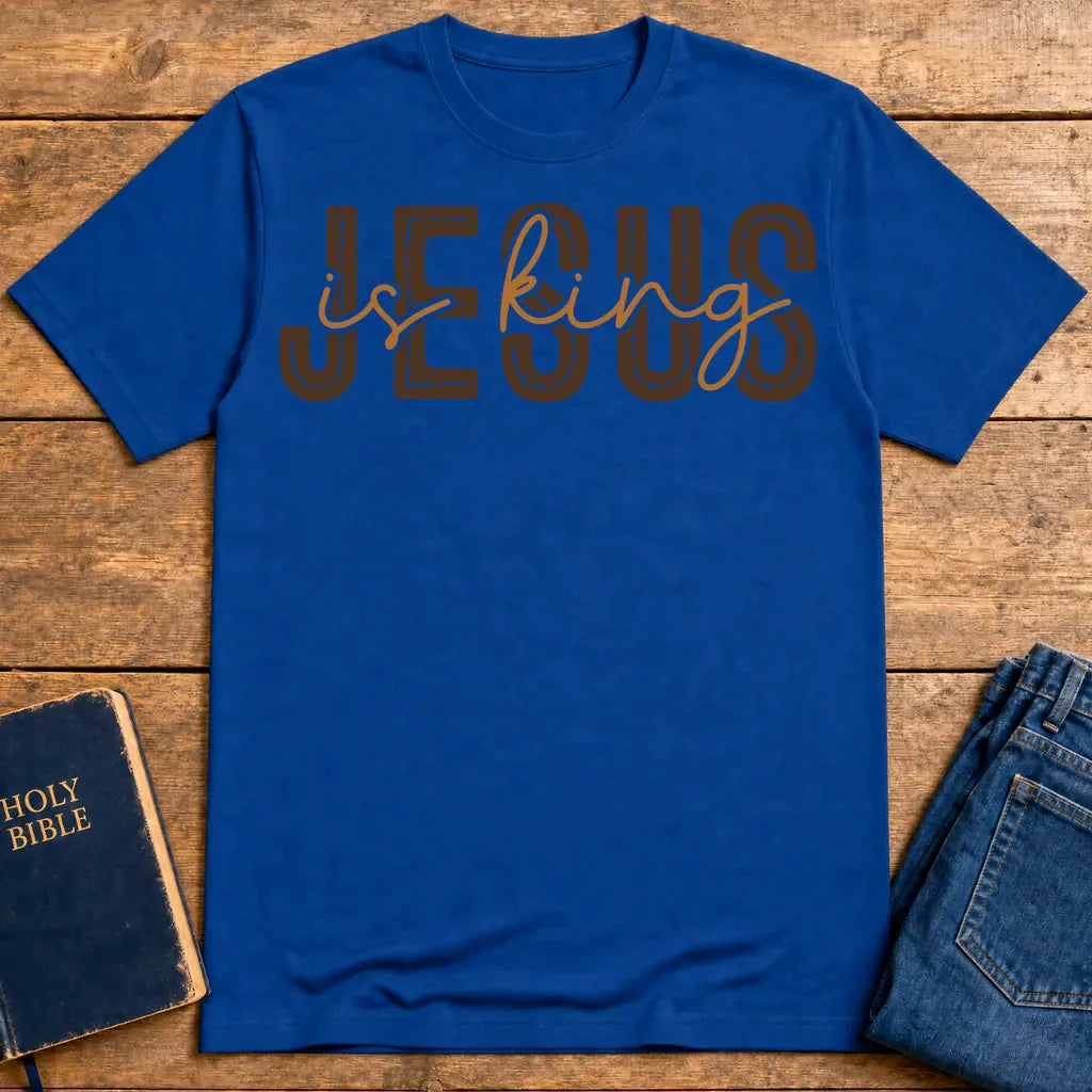 Jesus Is King T-Shirt - Royal
