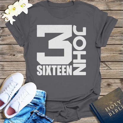 Fueled By Jesus and Coffee T-Shirt - Charcoal