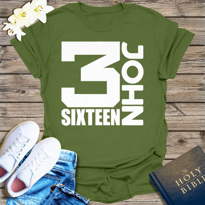 Fueled By Jesus and Coffee T-Shirt - Military Green