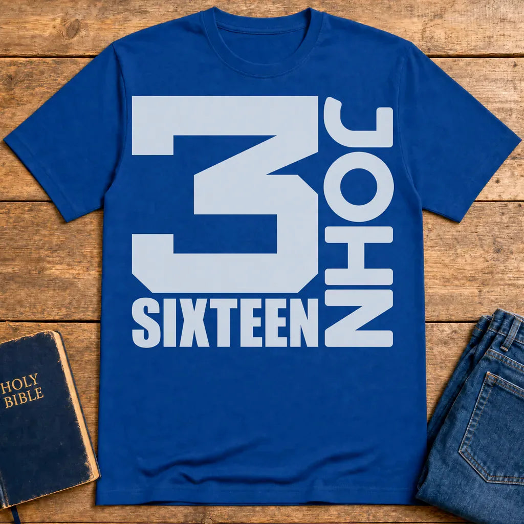John 3:16 T-Shirt - Royal
