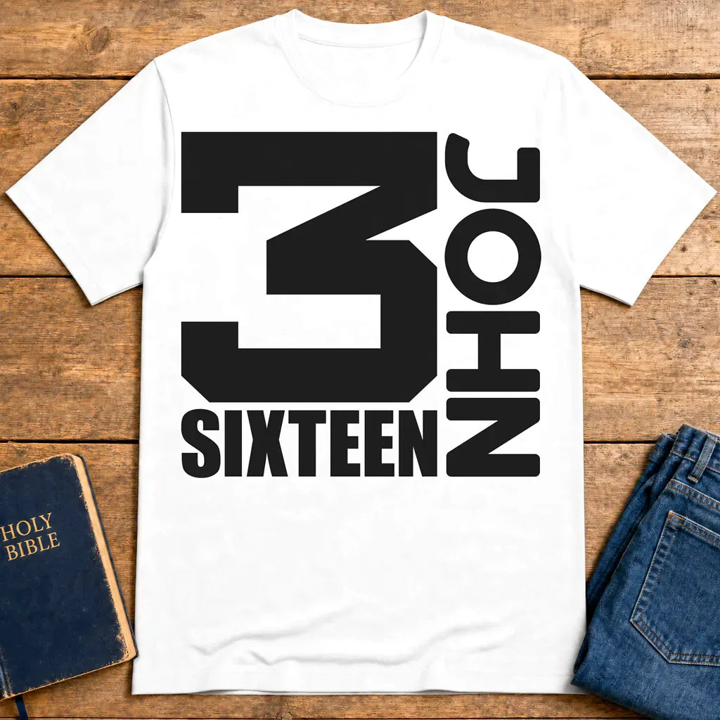John 3:16 T-Shirt - White