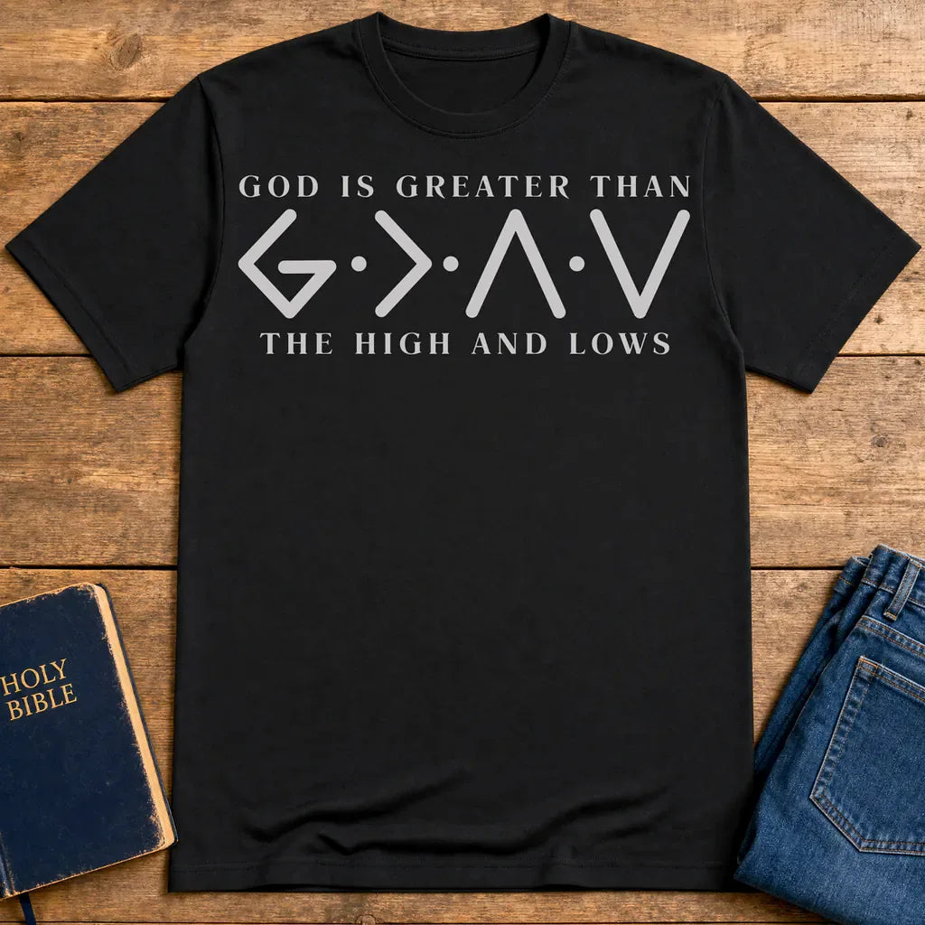 God Is Greater T-Shirt - Black