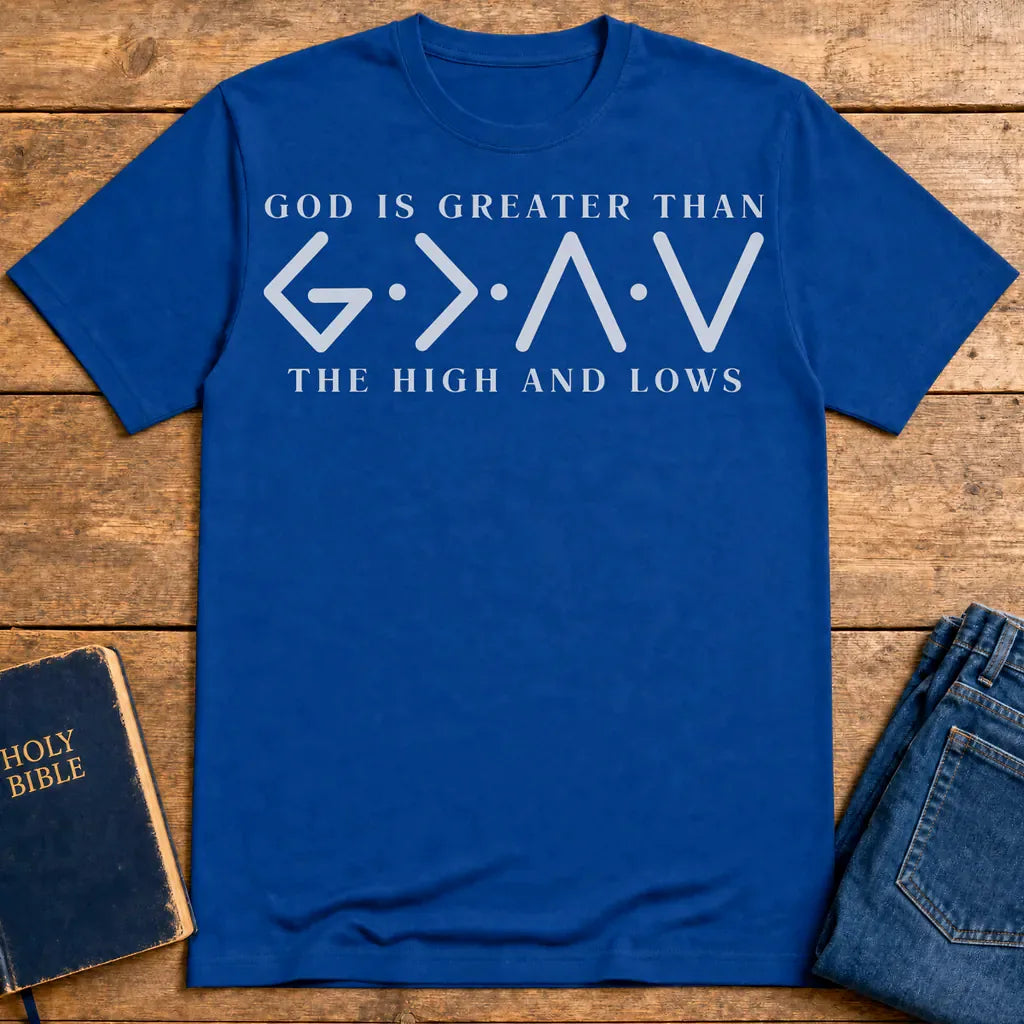 God Is Greater T-Shirt - Royal