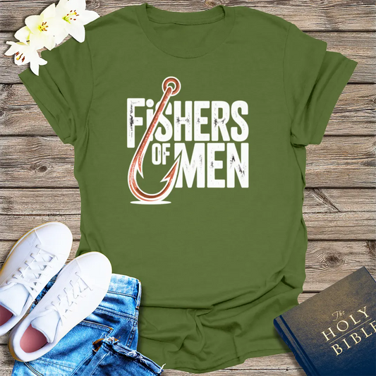 Fishers of Men T-Shirt - Military Green