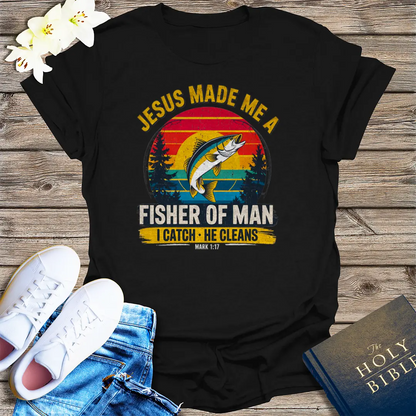 Fisher of Man T-Shirt - Black