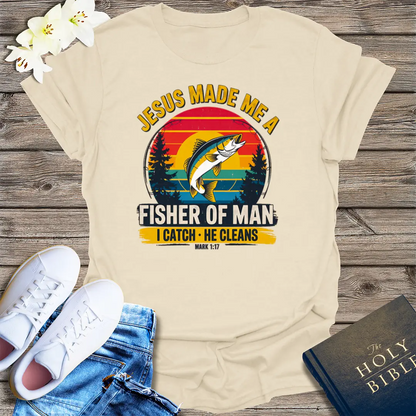 Fisher of Man T-Shirt - Natural