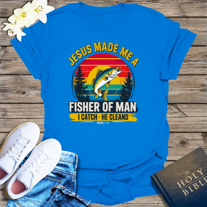 Fisher of Man T-Shirt - Royal