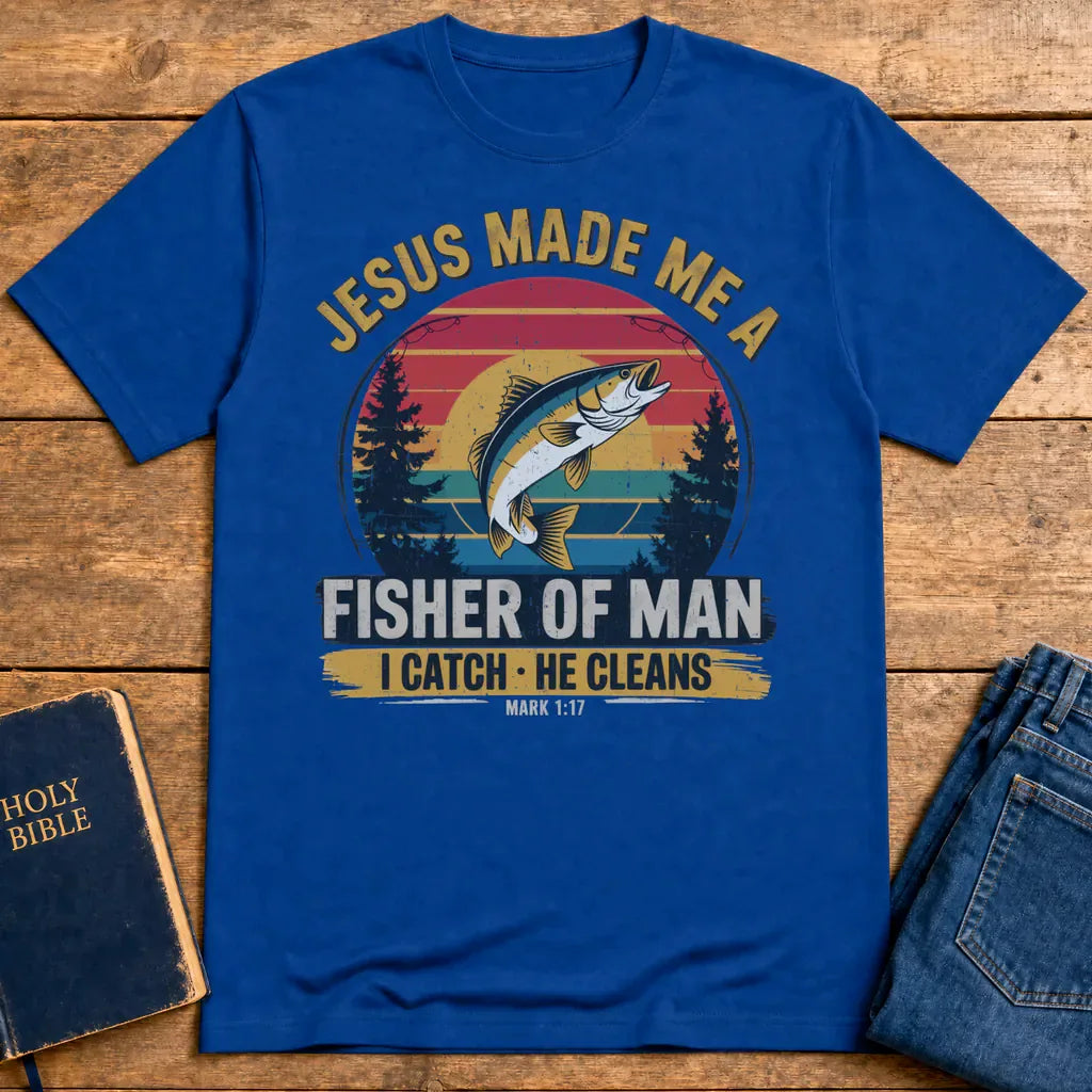 Fisher of Man T-Shirt - Royal