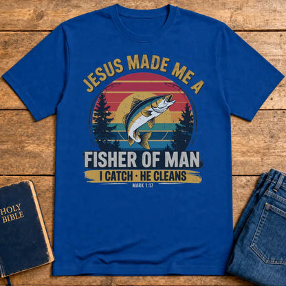 Fisher of Man T-Shirt - Royal