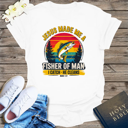 Fisher of Man T-Shirt - White