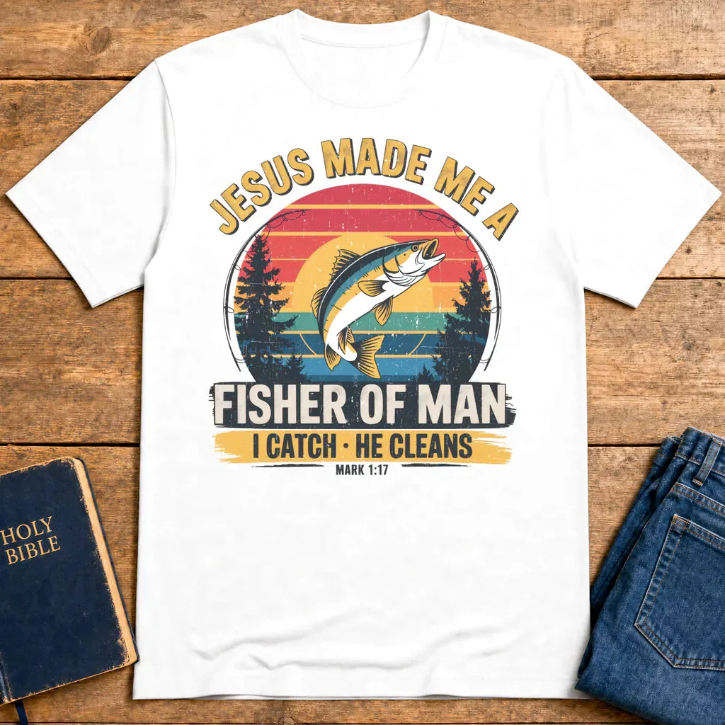 Fisher of Man T-Shirt - White