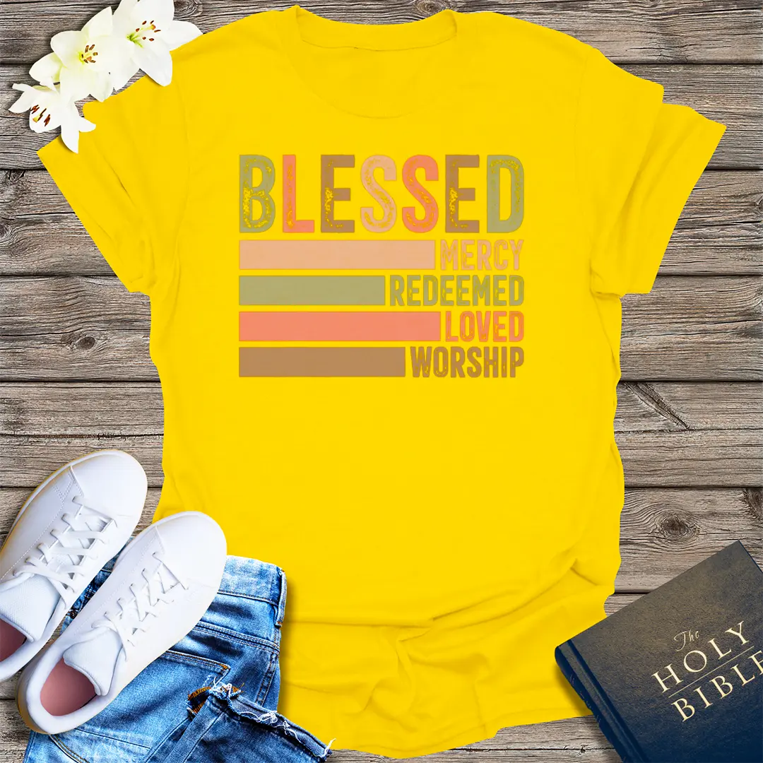 Blessed & Redeemed T-Shirt - Daisy