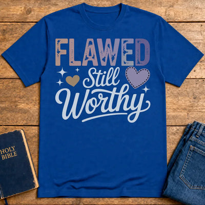Flawed Still Worthy T-Shirt - Royal