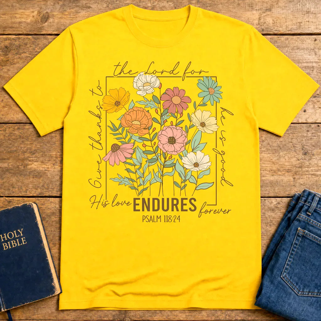 Enduring Love Floral T-Shirt - Daisy
