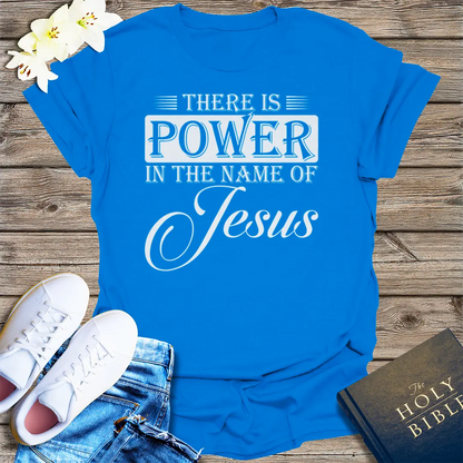 Power in the Name T-Shirt - Royal