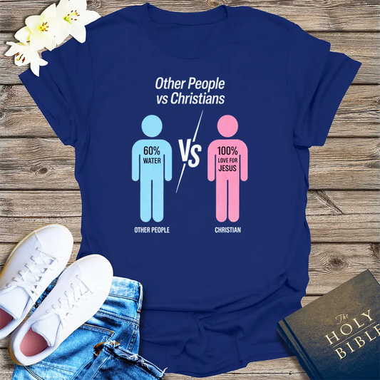 100% Love for Jesus T-Shirt - Navy