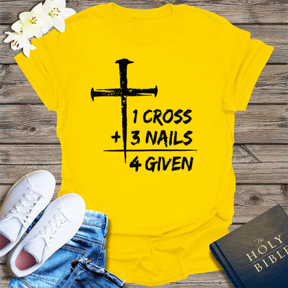 One Cross Forgiven T-Shirt - Daisy