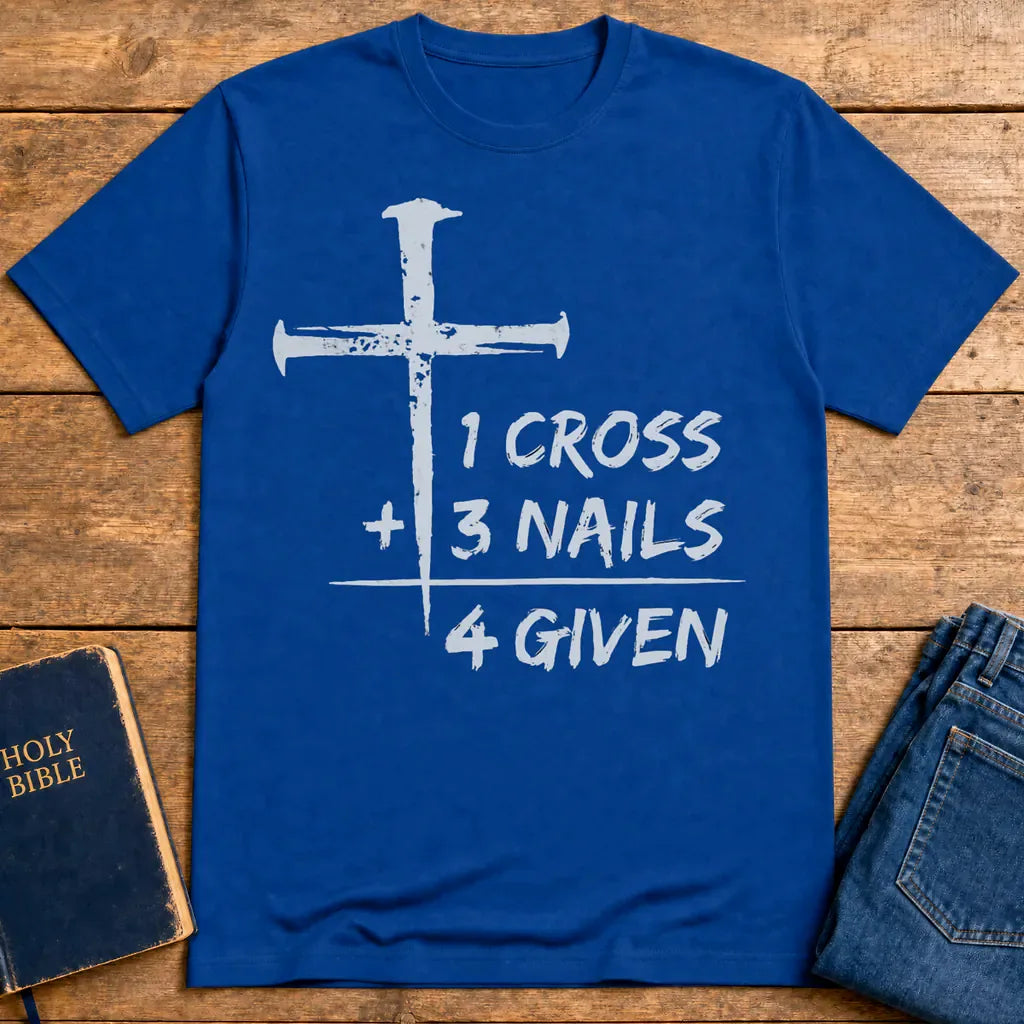 One Cross Forgiven T-Shirt - Royal