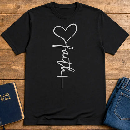 Love & Faith T-shirt - Black