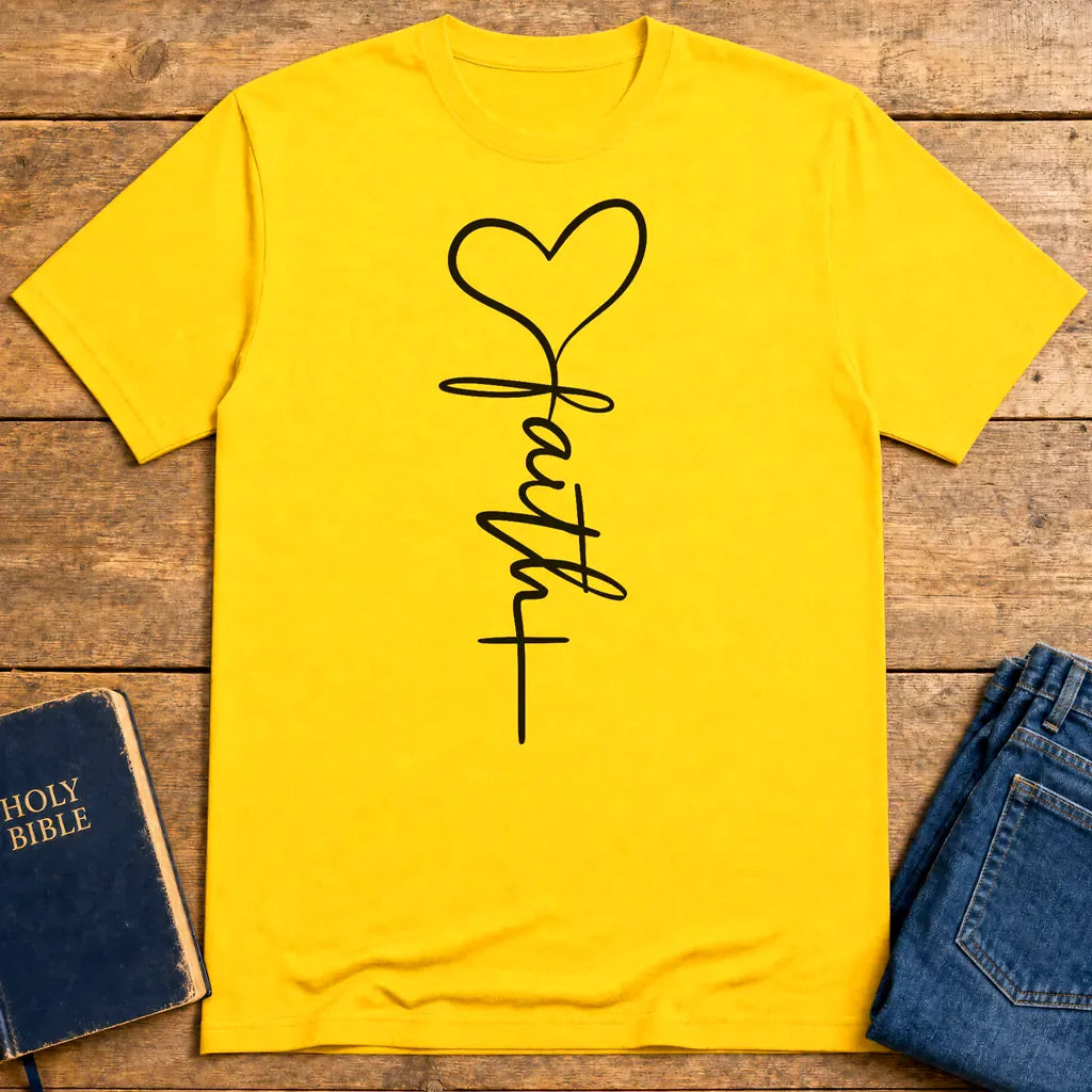 Love & Faith T-shirt - Daisy