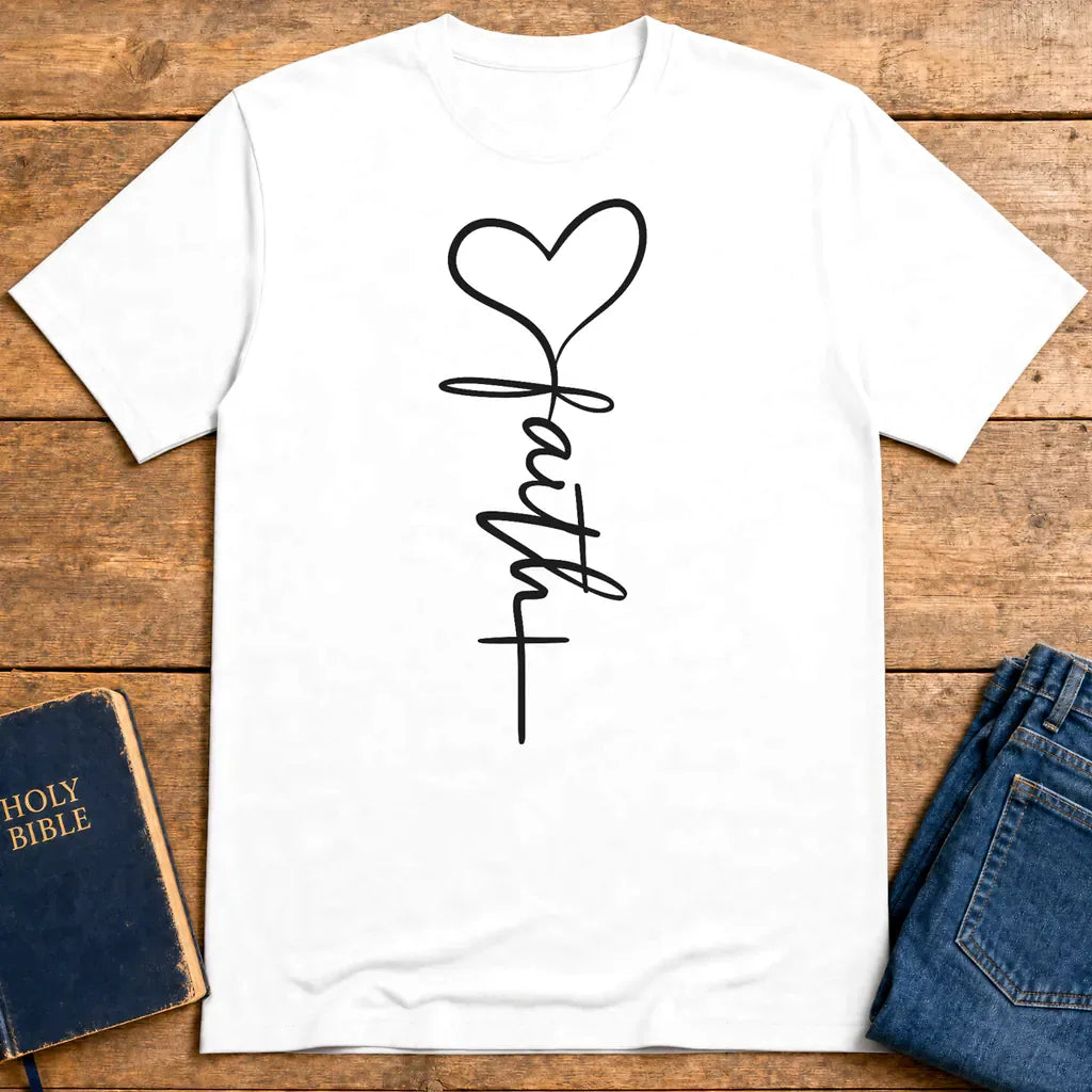 Love & Faith T-shirt - White