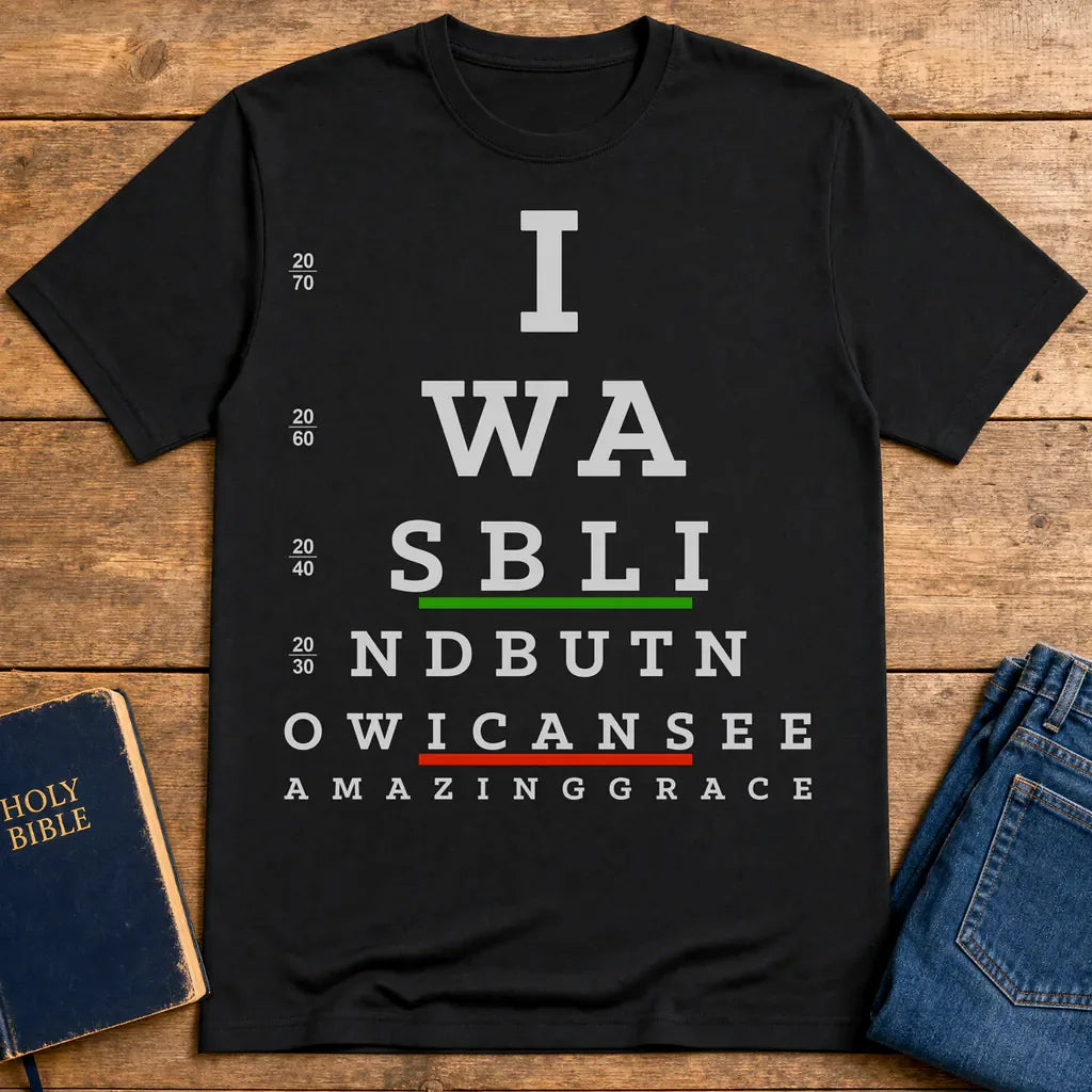 Now I Can See T-Shirt - Black