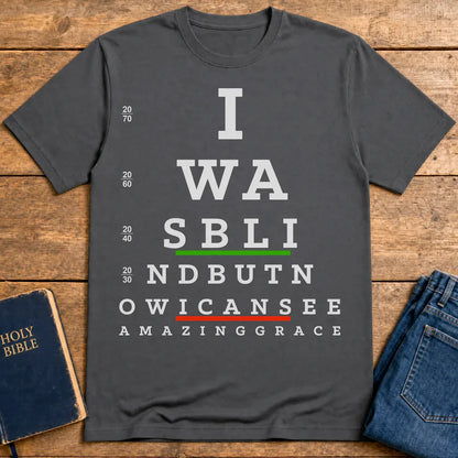 Now I Can See T-Shirt - Charcoal