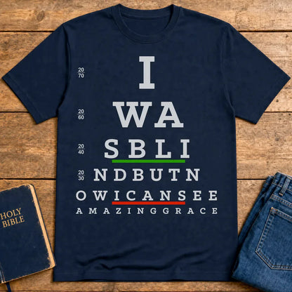 Now I Can See T-Shirt - Navy