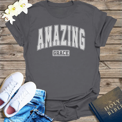 Amazing Grace T-Shirt - Charcoal