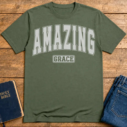 Amazing Grace T-Shirt - Military Green