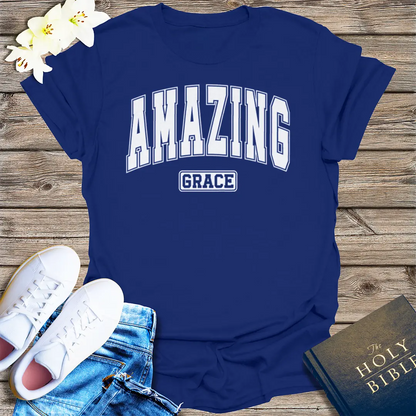 Amazing Grace T-Shirt - Navy