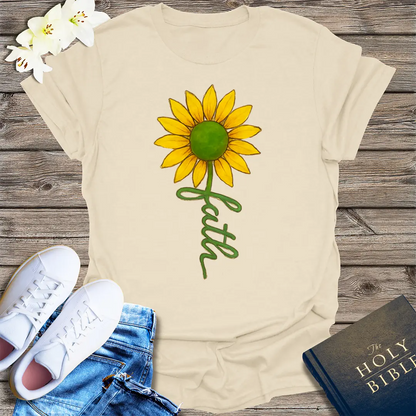 Sunflower Faith T-Shirt - Natural