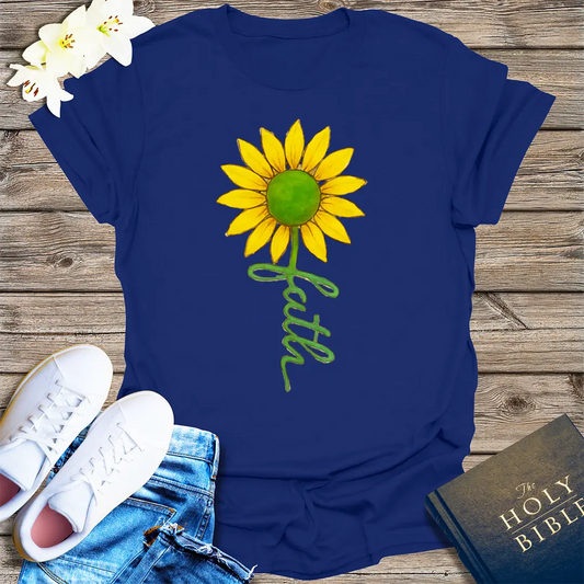 Sunflower Faith T-Shirt - Navy
