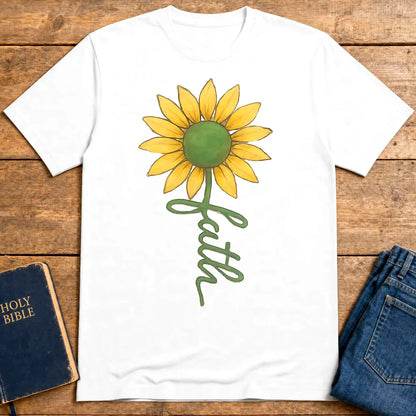 Sunflower Faith T-Shirt - White