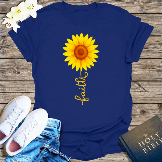 Sunflower Faith T-Shirt - Navy
