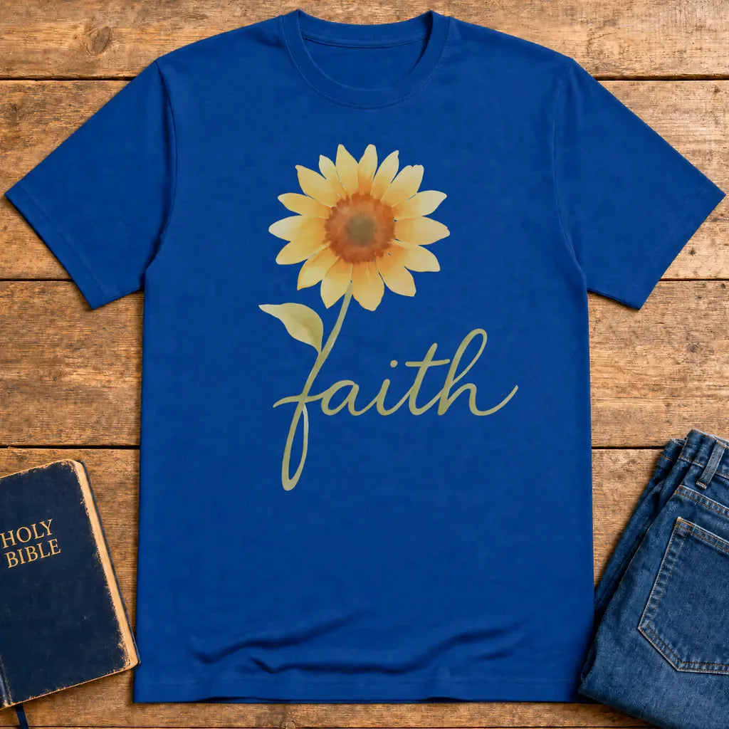 Sunflower Faith T-Shirt - Royal