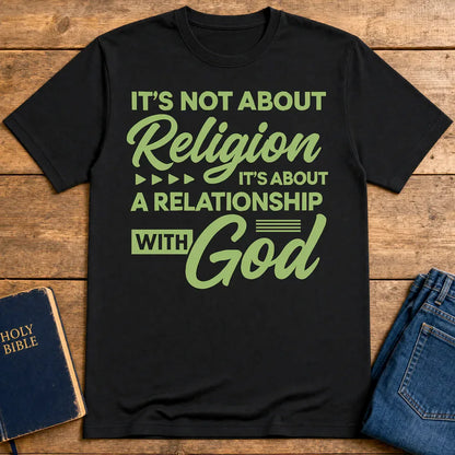 Relationship with God T-Shirt - Black