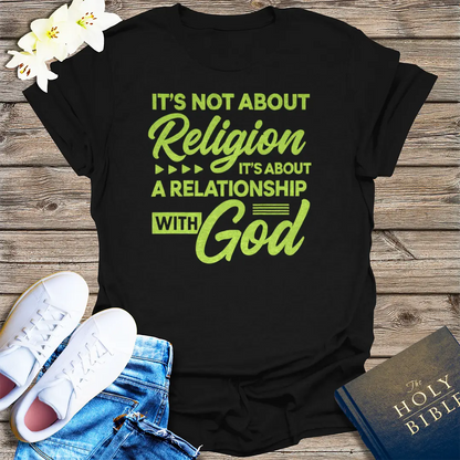 Relationship with God T-Shirt - Black